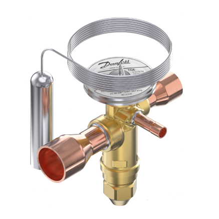 Válvula de expansión termostática, TGE, R22/R407C,  067N2154